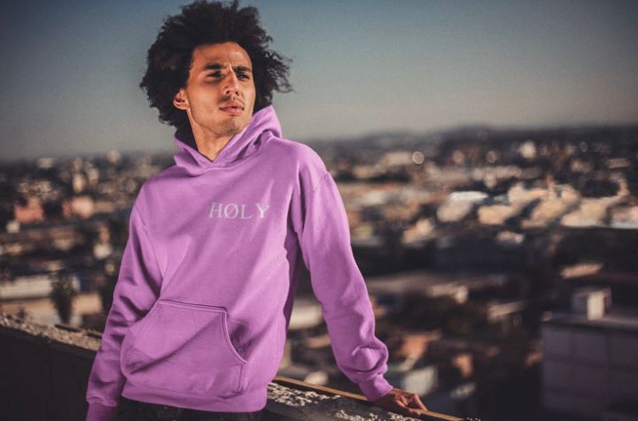 Oversized Christian quoted hoodie